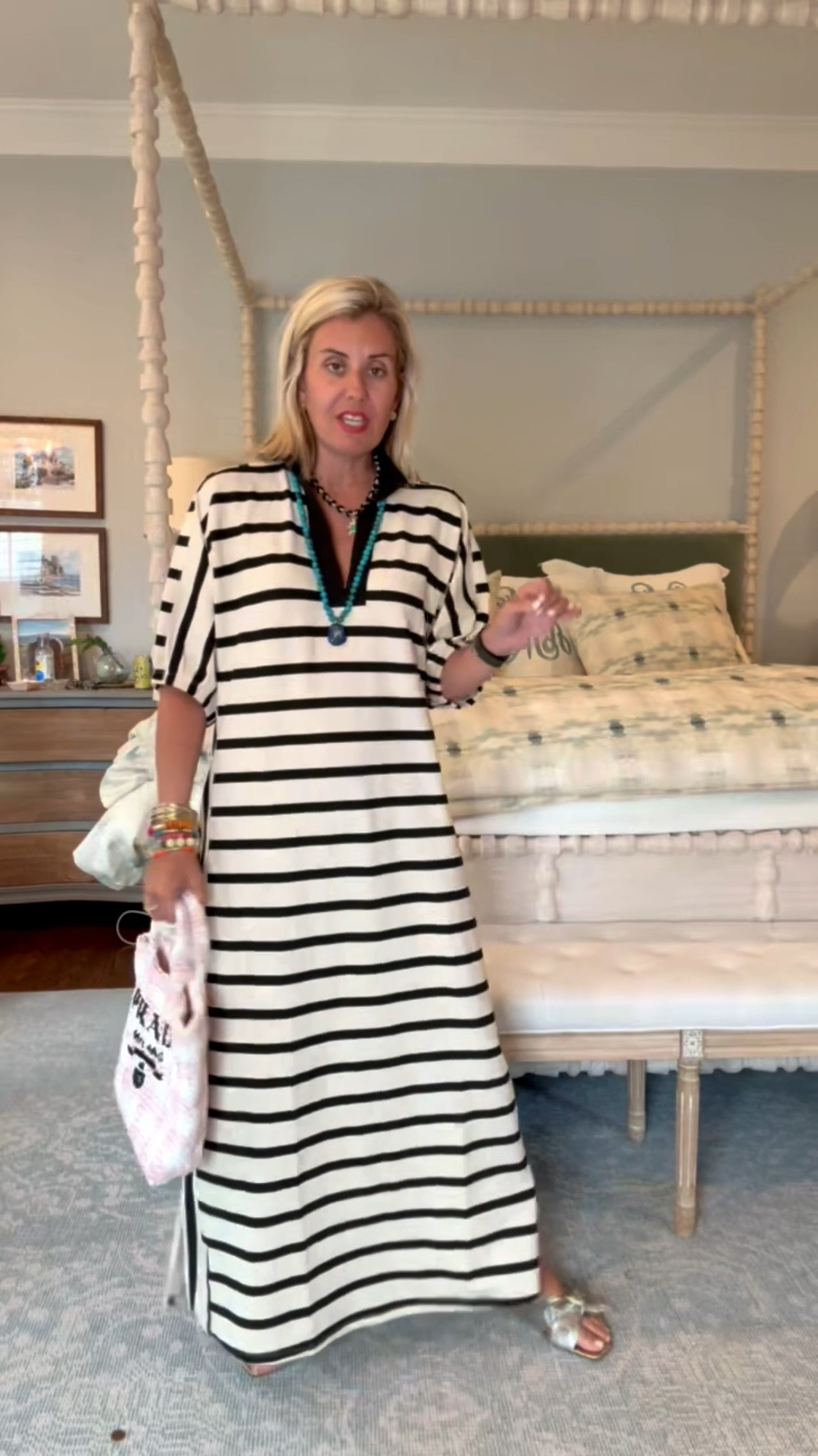 It’s knit. It can be dressed up or down. It’s fabulous. I have a discount code … why is this not in your cart yet? 🤪

I’m in small but if between sizes, go down… not up!

Use code mixandmatch10

#LTKdayinmylife #LTKWedding #LTKmomlife