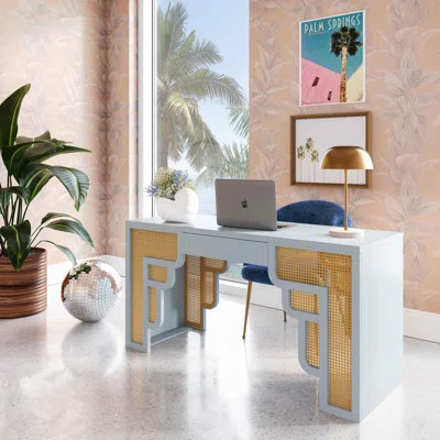 Suzie & Rattan Executive Desk | Wayfair North America