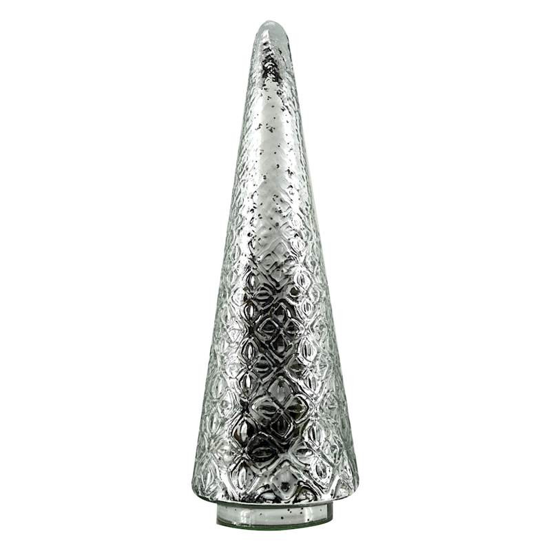 Silver Mercury Glass Tree, 15" | At Home