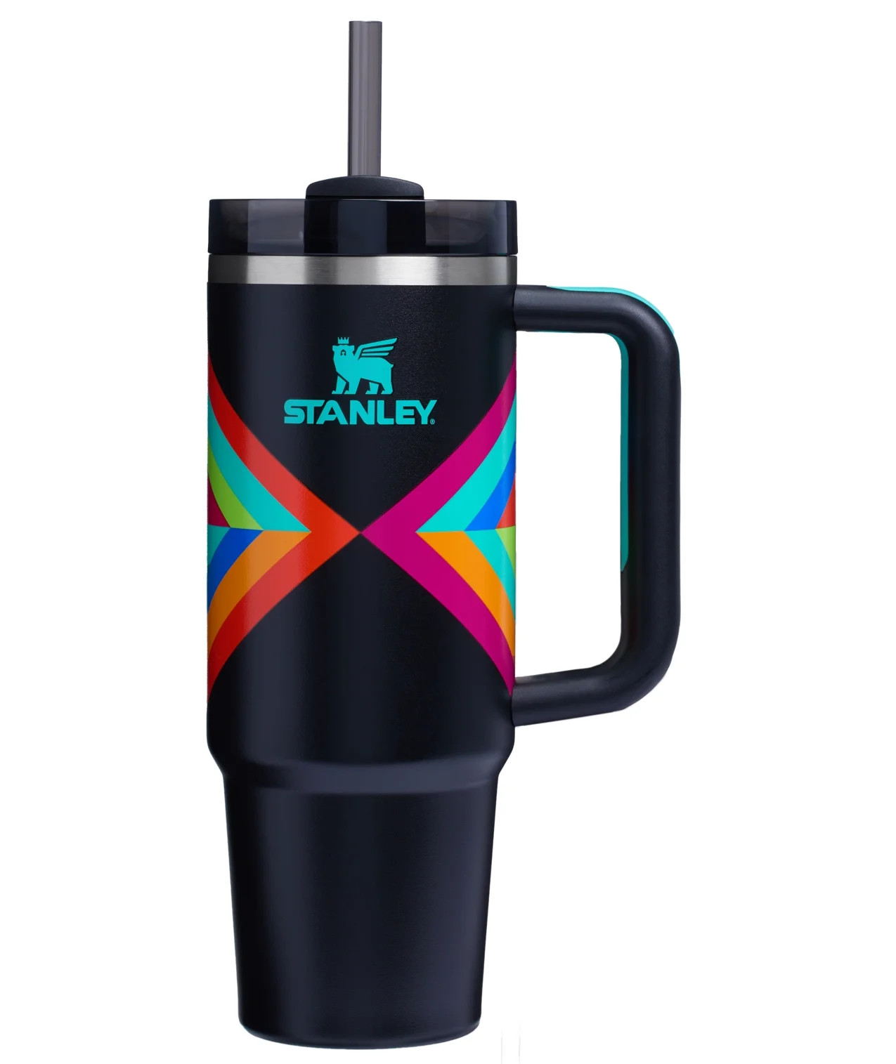 Stanley Quencher Flowstate 30oz Hyper Geo Stainless Steel Tumbler | Walmart (US)