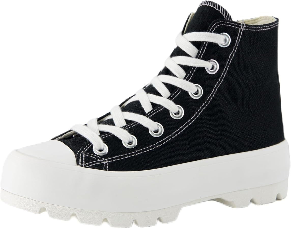 CUSHIONAIRE Women's Vespa high top Canvas Sneaker +Memory Foam and Side Zipper | Amazon (US)