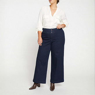 Universal Standard Women's Charlie High Rise Sailor Jeans - Macy's | Macy's