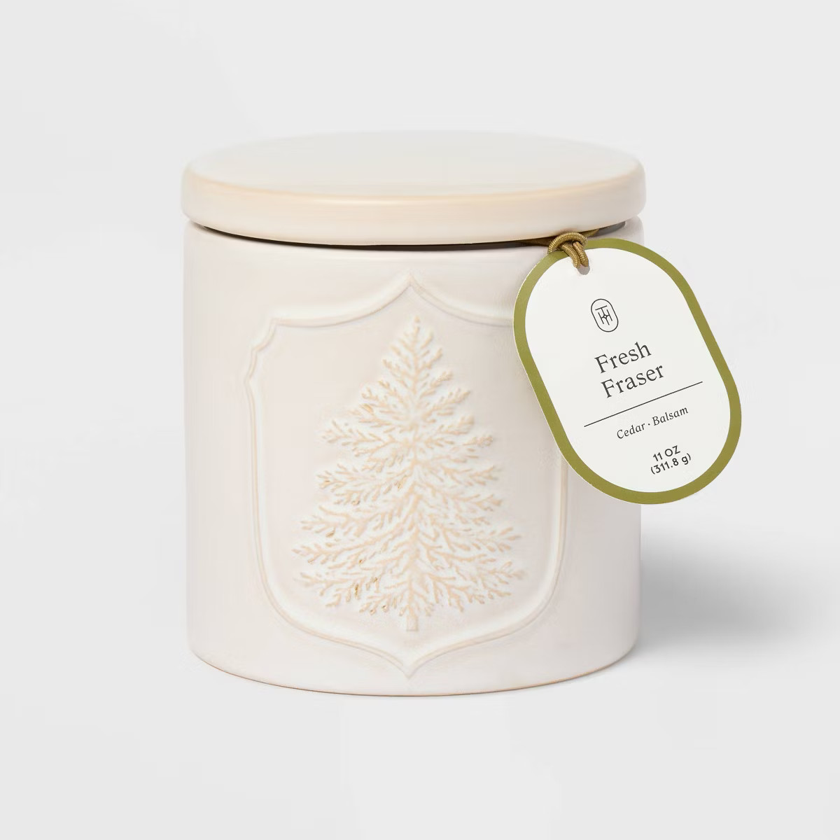 Holiday Small Glass Wonderberry and Sage Jar Candle with Lid Green 6oz - Threshold™ | Target