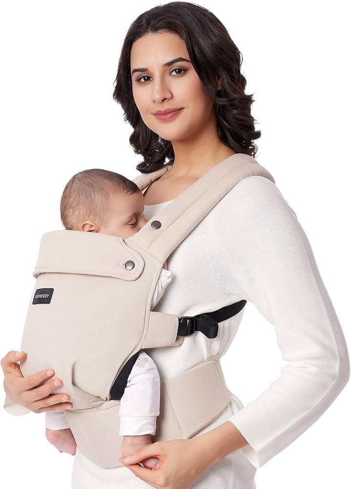 Momcozy Baby Carrier Newborn to Toddler - Ergonomic, Cozy and Lightweight Infant Carrier for 7-44... | Amazon (US)