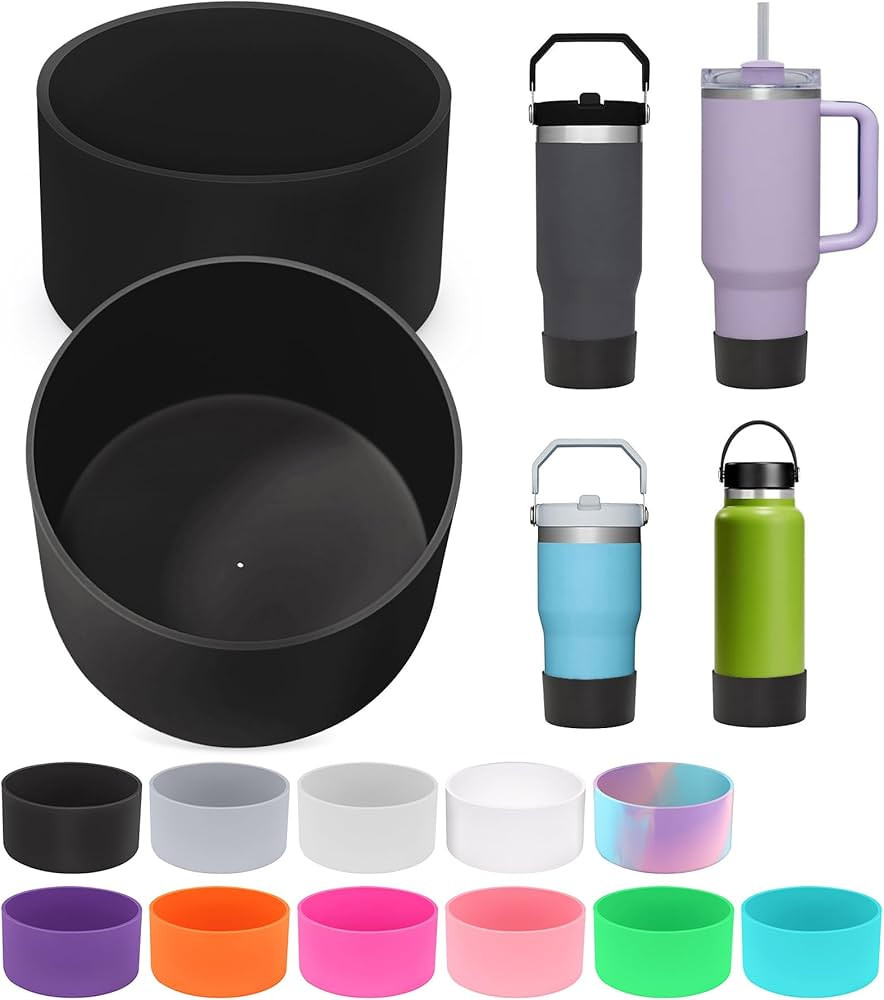 2 PCS for Stanley Boot, Silicone Bottom for Stanley Cup Boot Quencher Adventure 40oz&for Hydrofla... | Amazon (US)