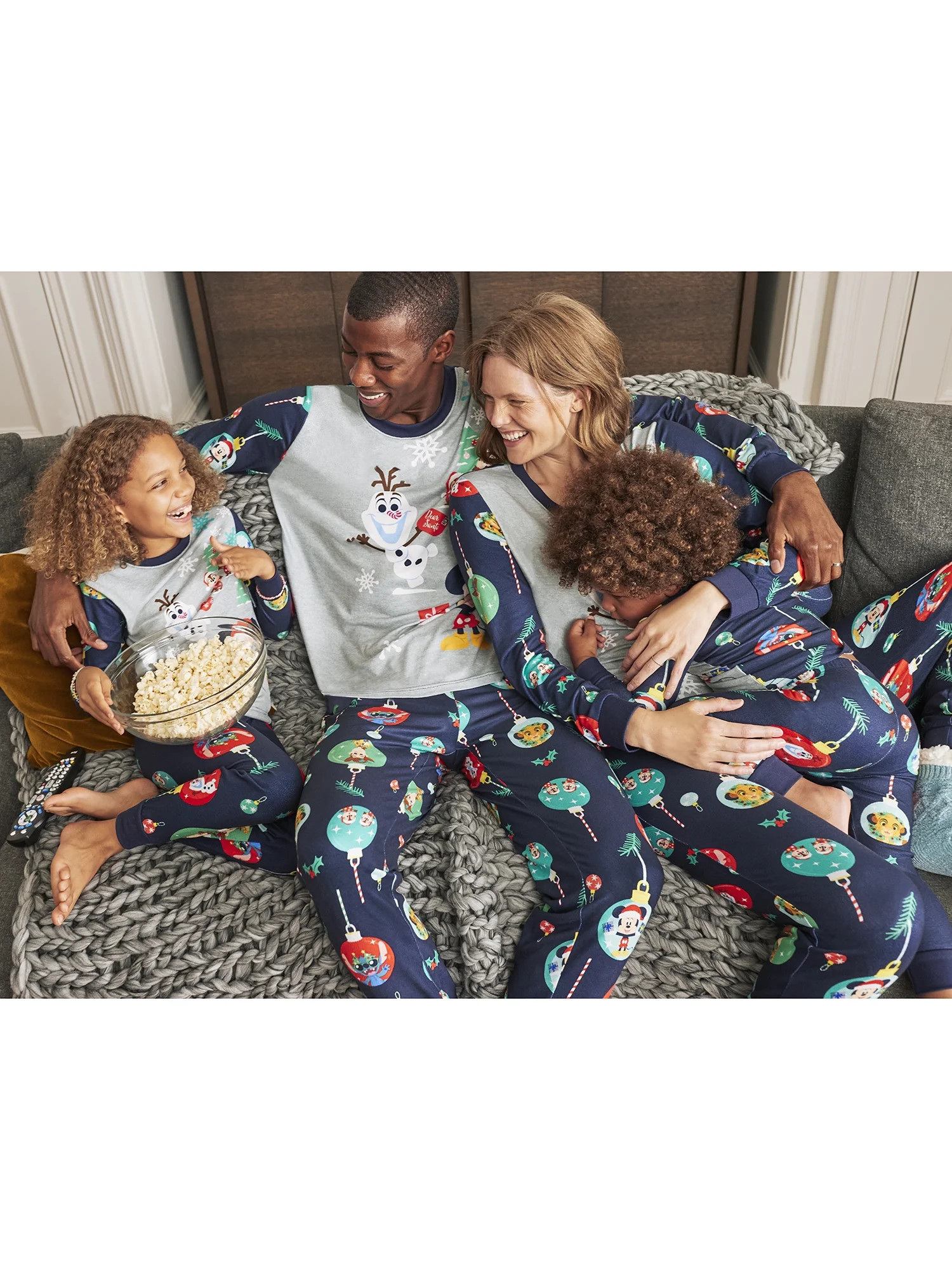 Disney’s 100th Anniversary Infant One-Piece Matching Family Pajamas, Sizes 6M-9M | Walmart (US)