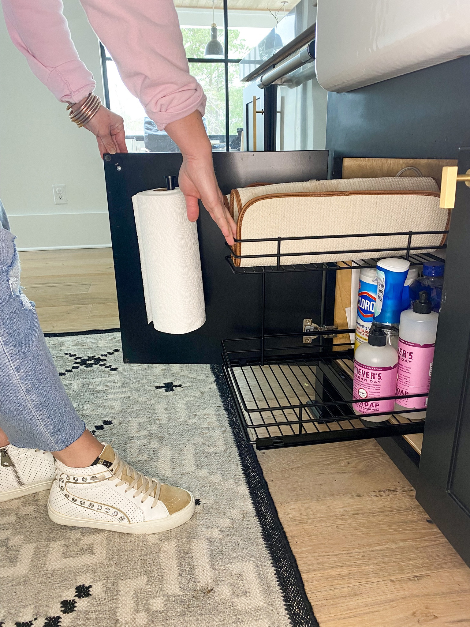 Our under sink kitchen storage has been a best seller for weeks and it is on sale! Shoes run TTS and size up one in jeans! 

Home decor
Kitchen 
Organization
Organize


#LTKhome #LTKsalealert