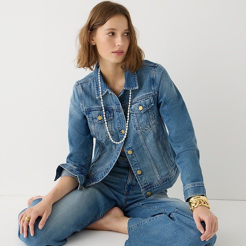 Classic denim jacket in Brilliant Day wash | J.Crew US