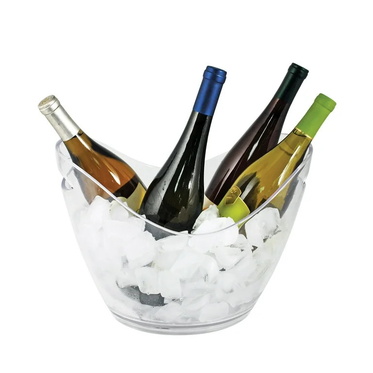 True Wine & Champagne Bucket - Clear Ice Beverage Tub for Indoor & Outdoor Party | Walmart (US)