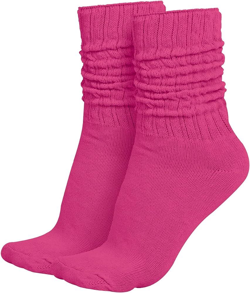MDR Lightweight Cotton Slouch Sock For Women and Men 1 Pair Made in USA Size 9 to 11 | Amazon (US)