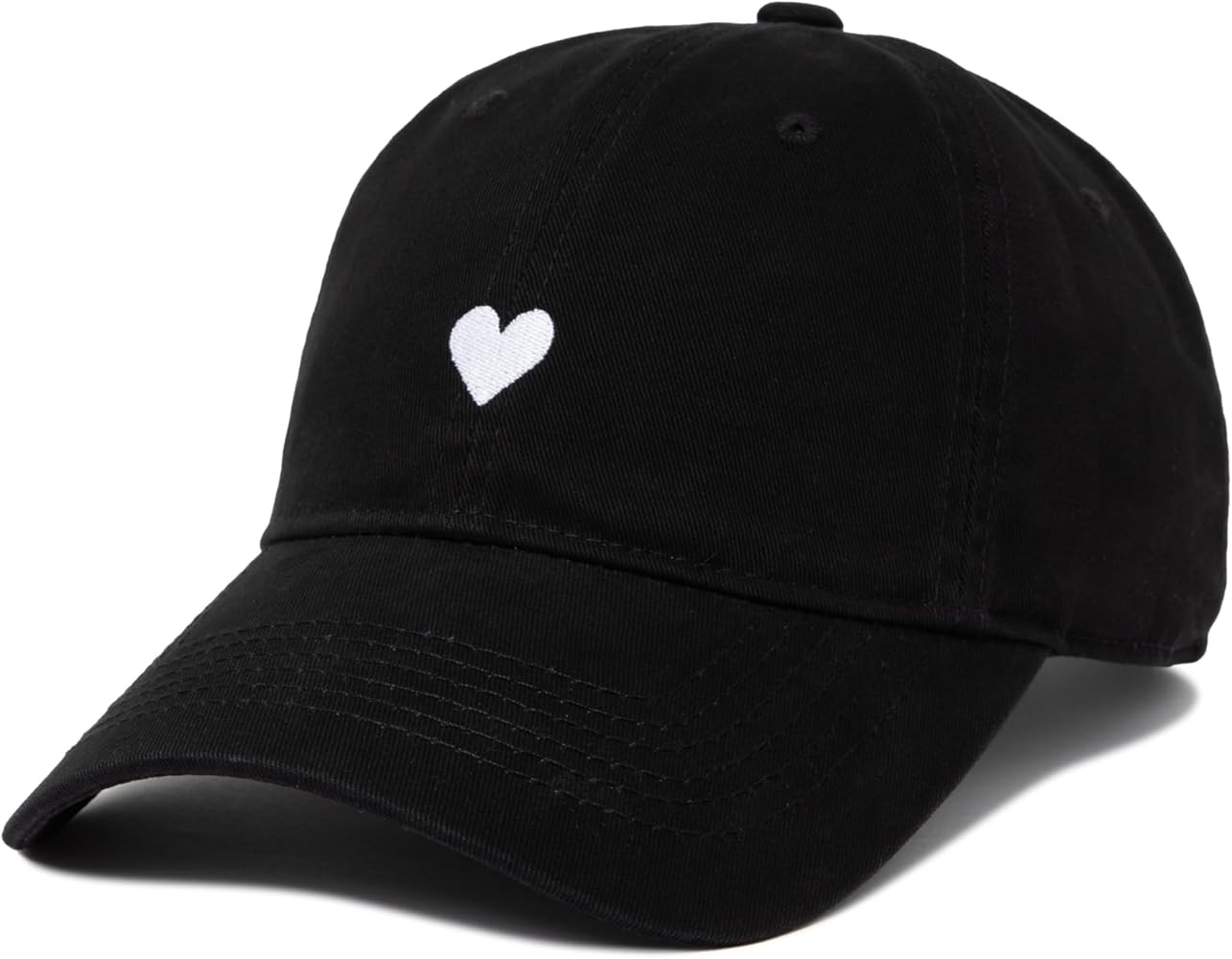 Hat, Embroidered Brushed Cotton Women’s Baseball Hat Unisex Fit, Adjustable One Size | Amazon (US)