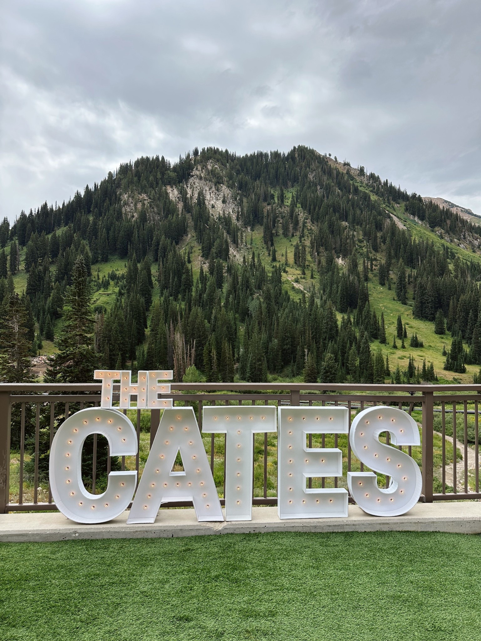 White marquee letters at weddingg

#LTKWedding