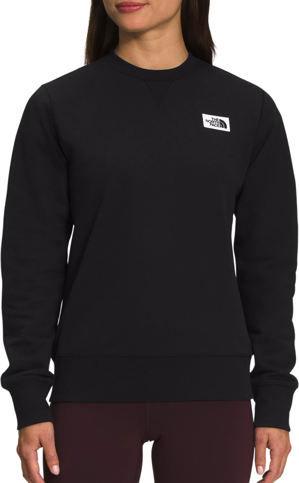 The North Face Women's Heritage Patch Crewneck Sweatshirt, Large, Black | Public Lands