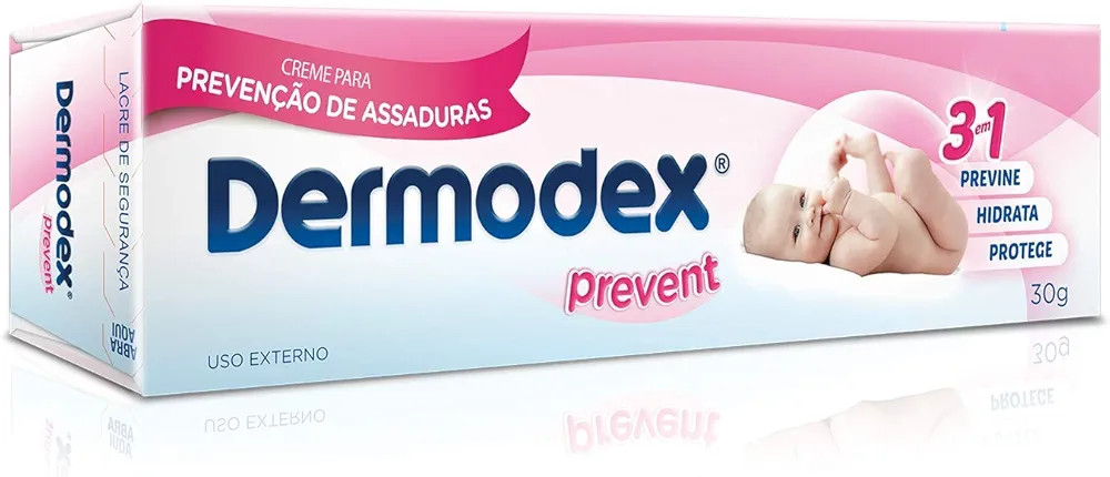 Pomada para Prevenção de Assaduras Dermodex Prevent - 30g | Amazon (BR)
