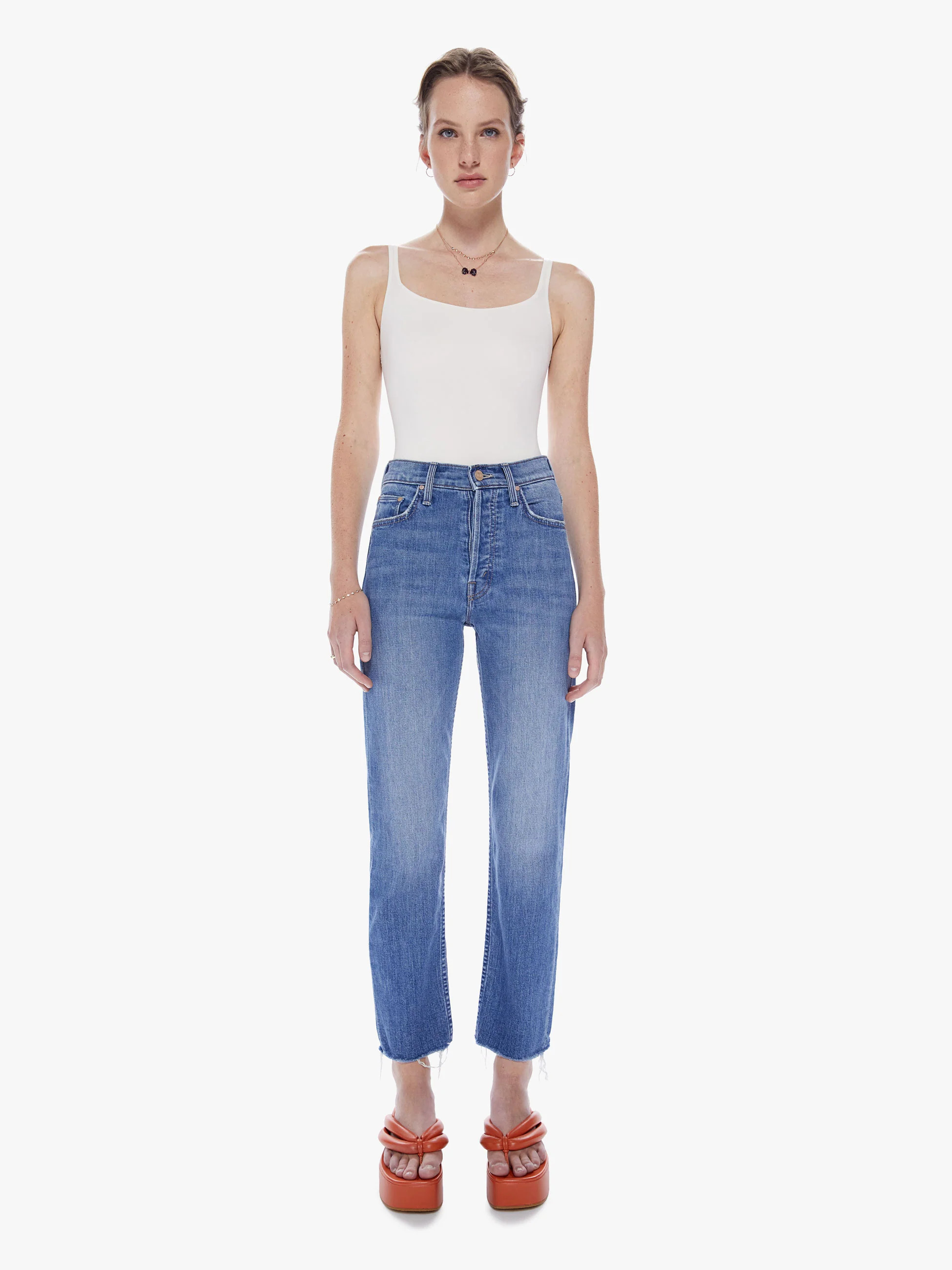 The Tomcat Ankle Fray | Mother Denim