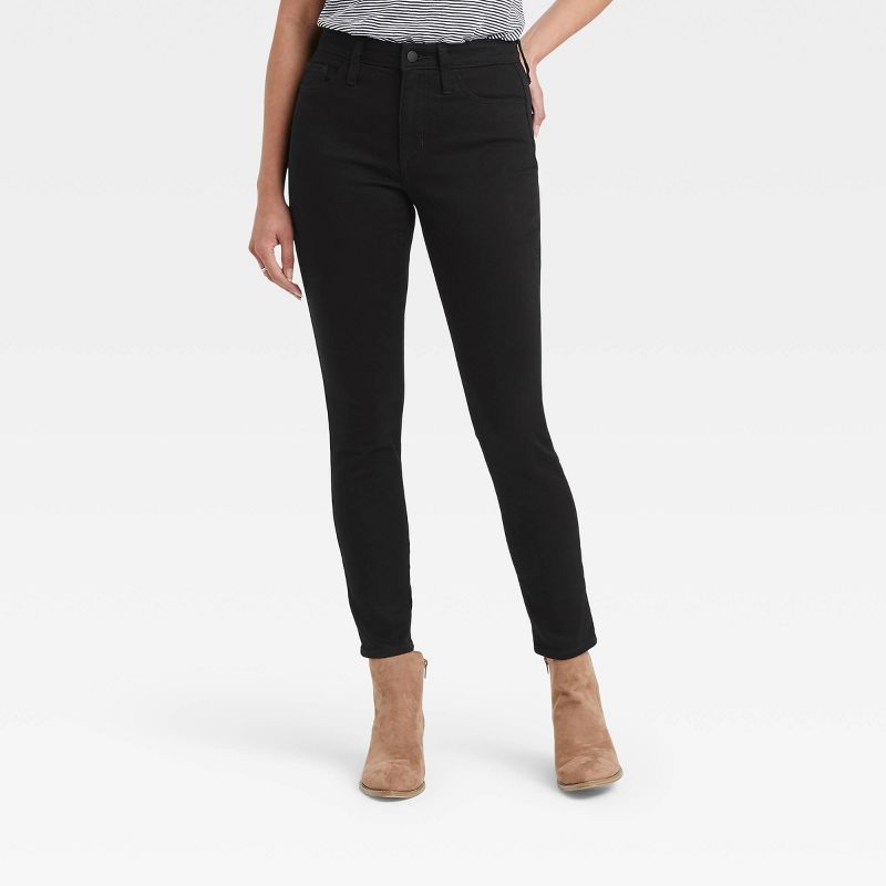 Women's High-Rise Skinny Jeans - Universal Thread™ Black | Target