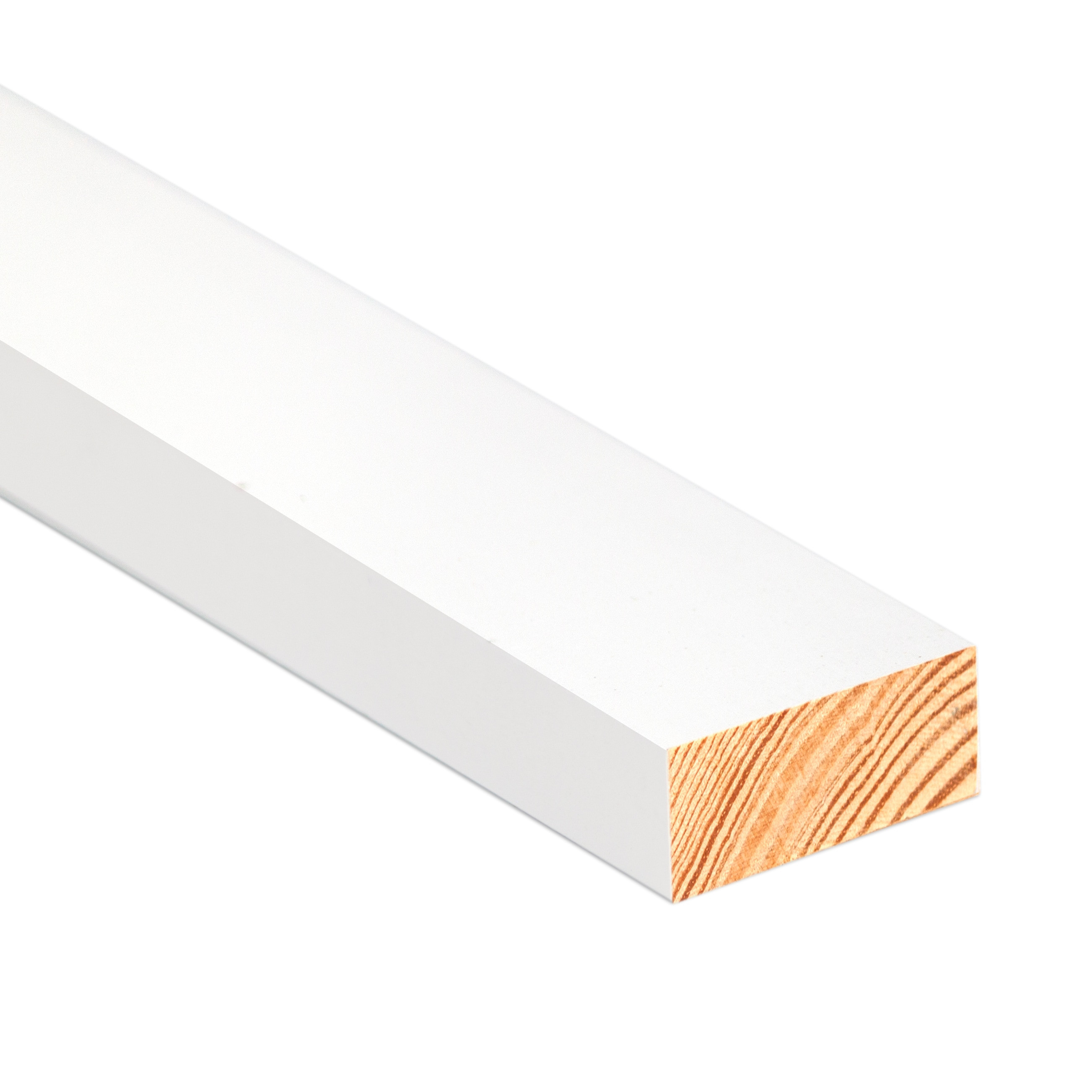 RELIABILT 1-in x 2-in x 12-ft Primed S4S Spruce pine fir Common Softwood Board | L51844212 | Lowe's