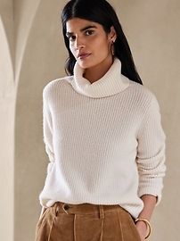 Chiara Cashmere Turtleneck Sweater | Banana Republic (US)