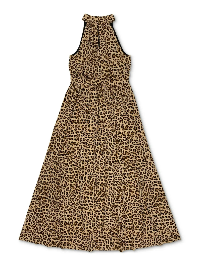I.N.C Womens Cheetah Print Maxi Dress, Brown, Small | Walmart (US)