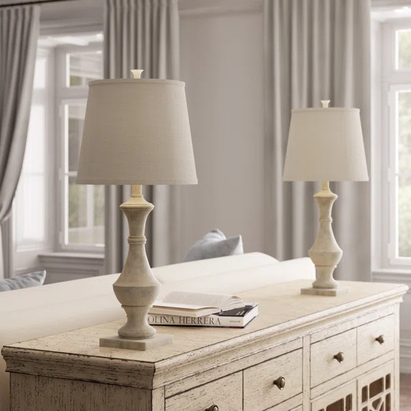 Mirabelle 27" Table Lamp Set (Set of 2) | Wayfair North America