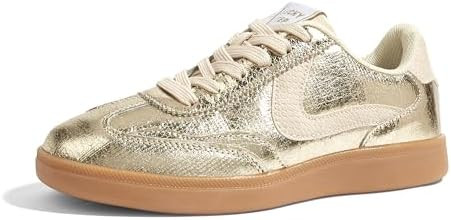 LUCKY STEP Women's Retro Fashion Sneakers Classic Casual Walking Shoes Non Slip Comfort Skate Sho... | Amazon (US)