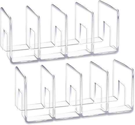 YAGELI Clear Acrylic Desk File Sorter Purse/Handbag Organizer Clutch Divider Mesh Folder Office S... | Amazon (US)
