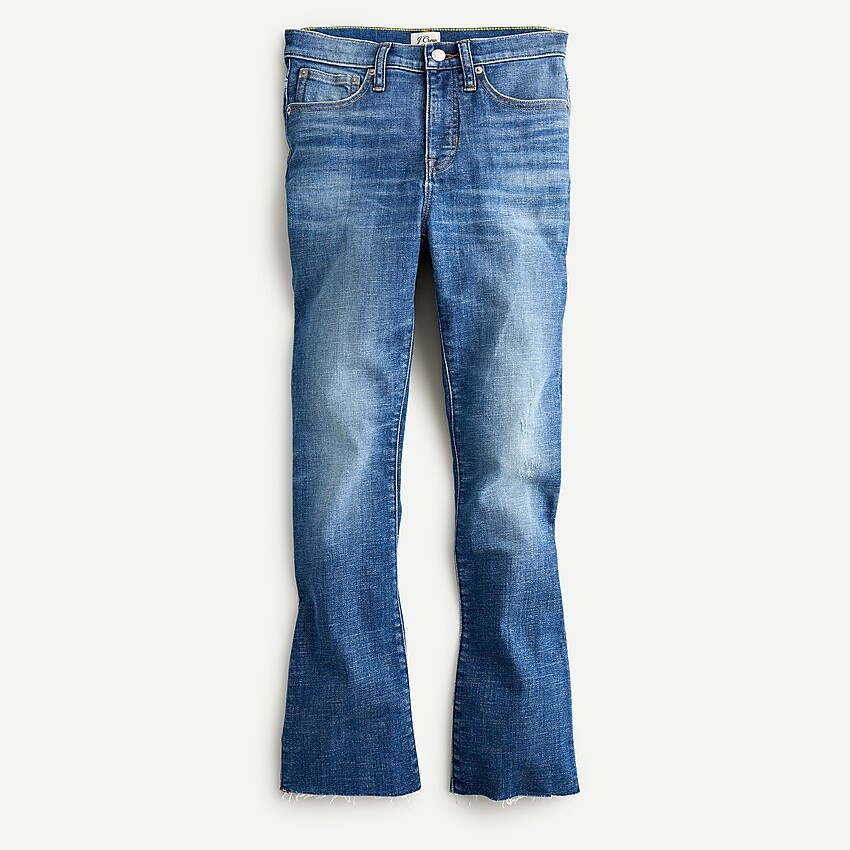 9" demi-boot crop jean in Caddy wash | J. Crew US