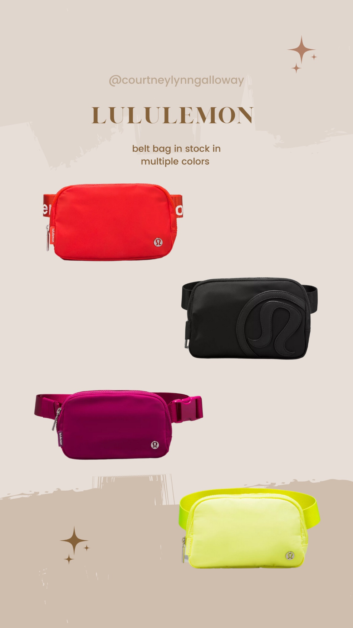 New colors just dropped in the Lululemon belt bag!

#beltbag #lululemon #restock

#LTKFind #LTKitbag #LTKfit