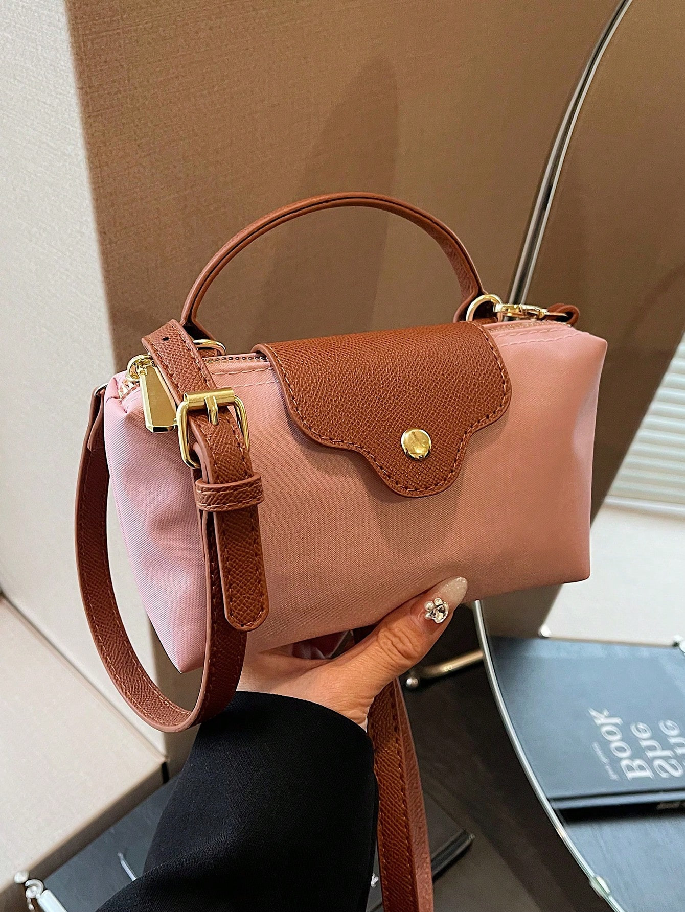 New Women Nylon Persian Leopard Pattern Casual Solid Color Handbag, Shoulder Bag, Crossbody Bag | SHEIN