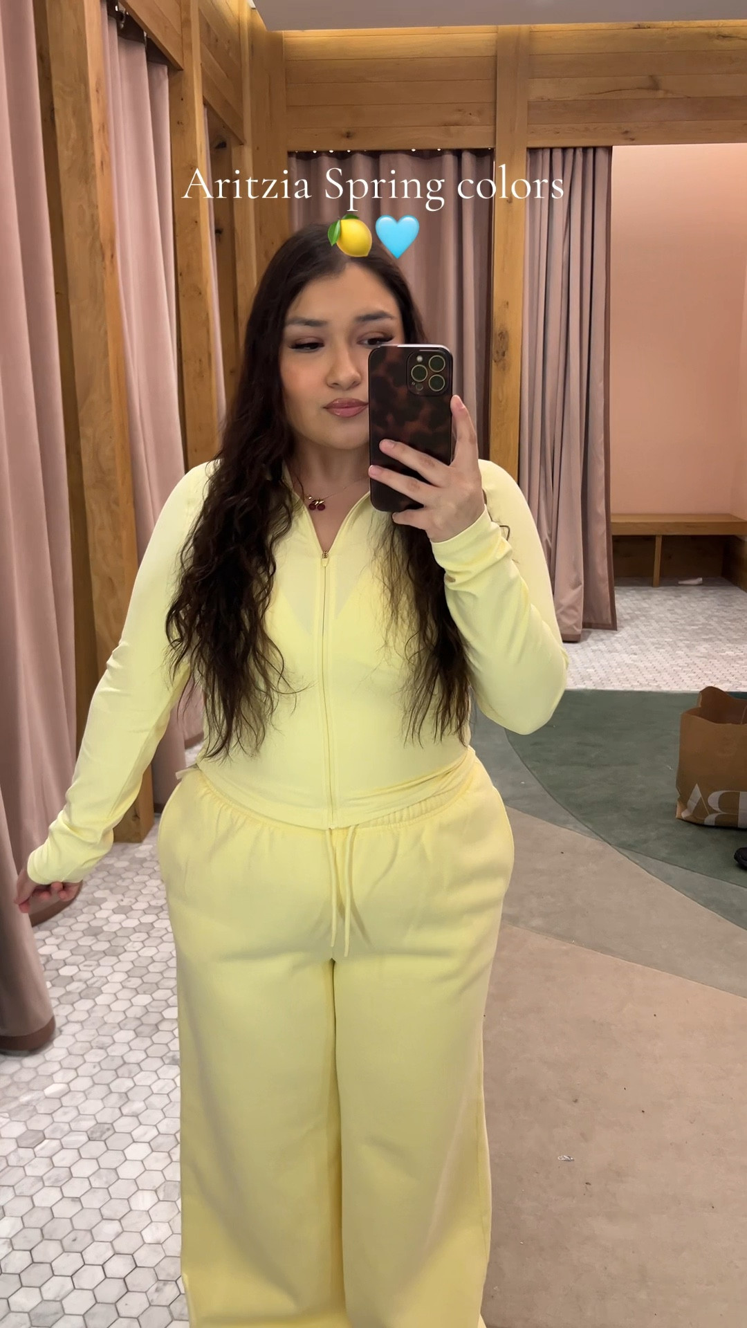 New Aritzia Spring colors 🍋🩵✨

#LTKPlusSize #LTKootd #LTKMidsize