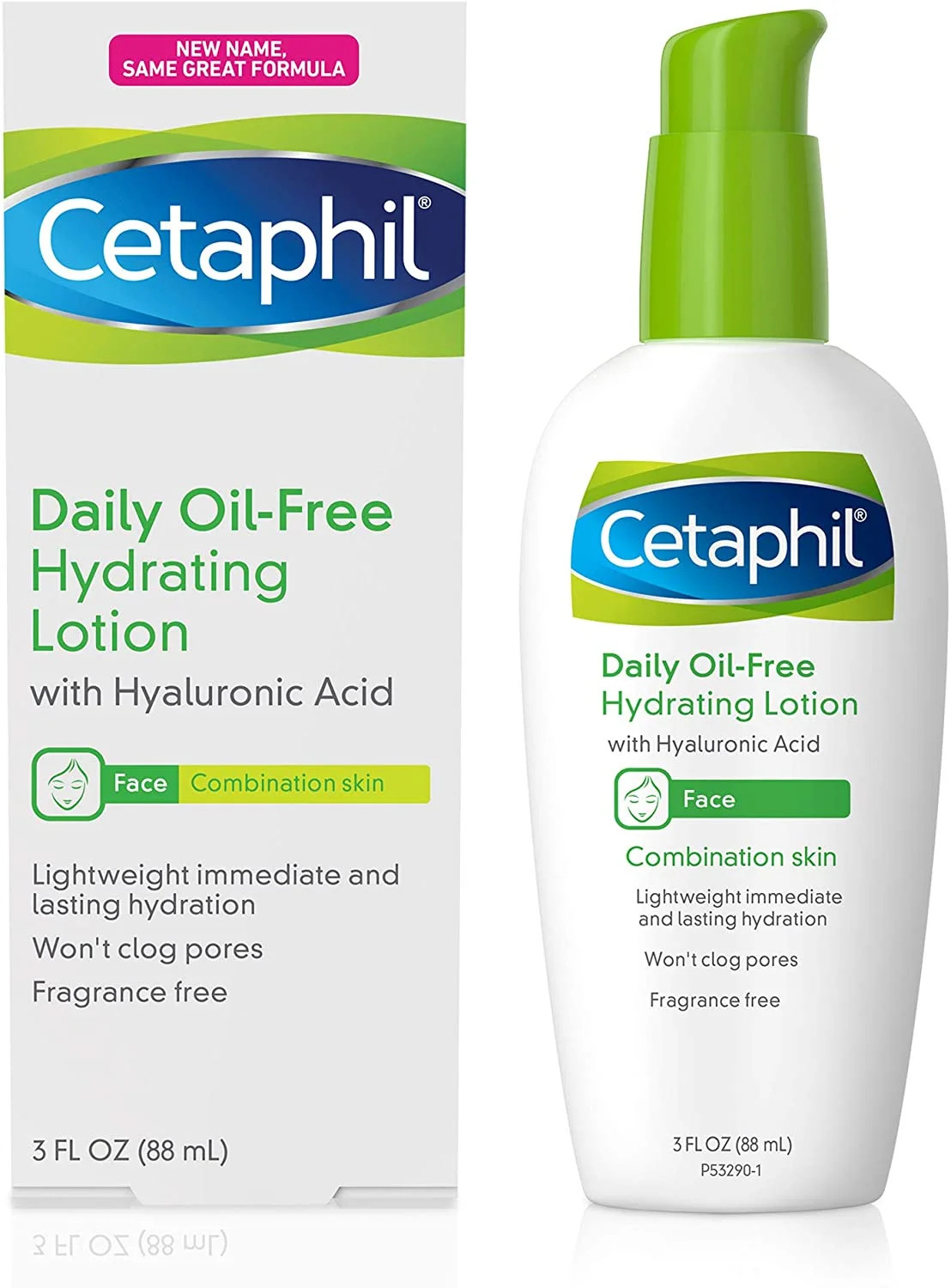 Cetaphil Face Moisturizer, Daily Oil-Free Hydrating Face Lotion with Hyaluronic Acid, 3 Oz Packag... | Walmart (US)