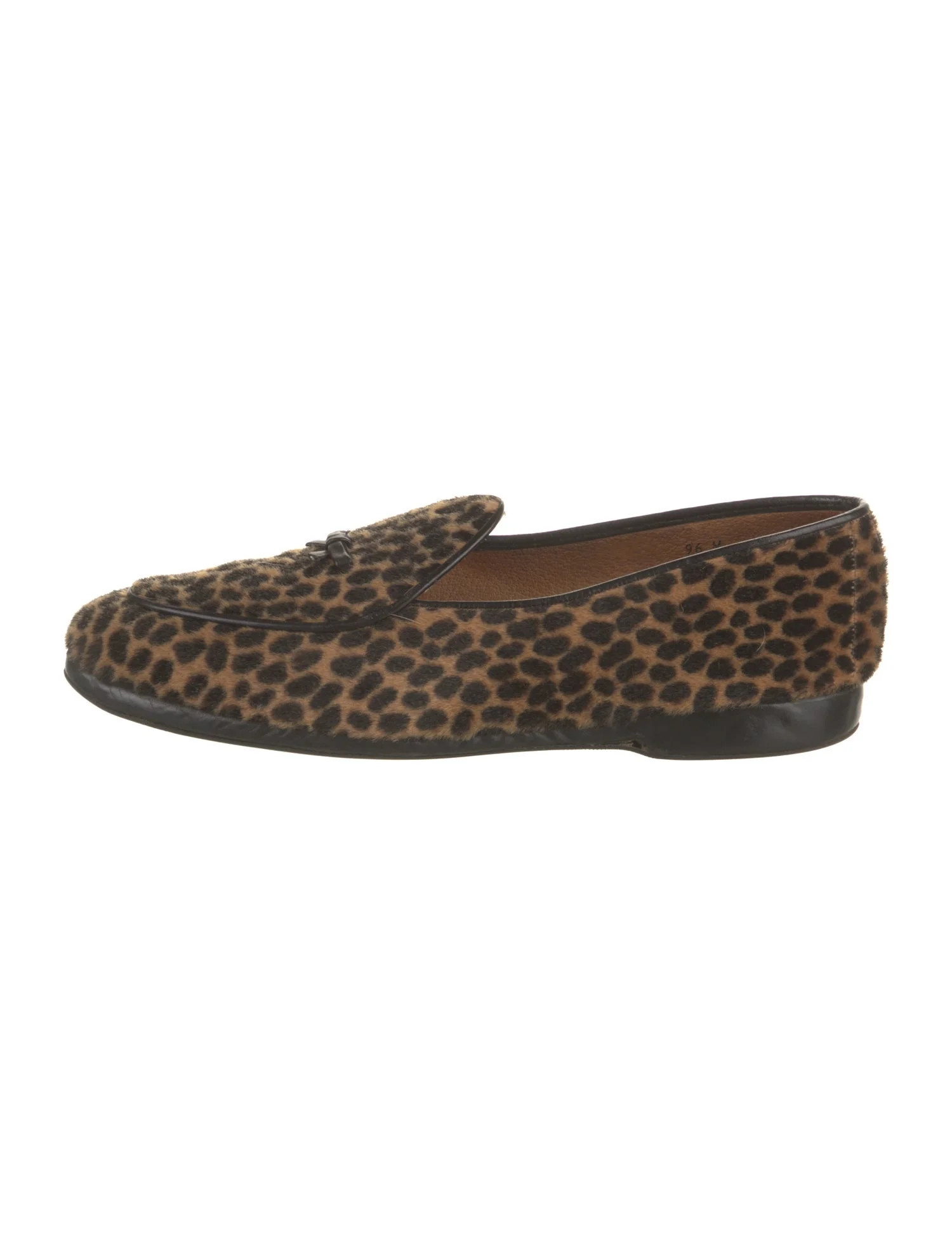 Ponyhair Animal Print Loafers | The RealReal