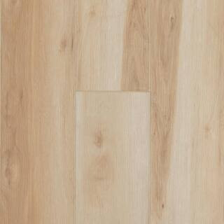 Boulder Pass Hickory 8.98 in. W x 48.03 in. L Waterproof High Traffic Luxury Vinyl Plank Flooring... | The Home Depot