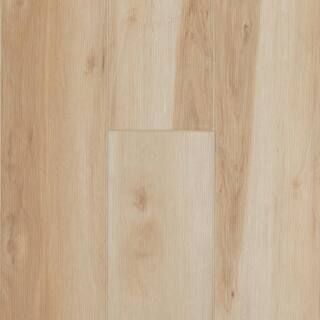 Boulder Pass Hickory 8.98 in. W x 48.03 in. L Waterproof High Traffic Luxury Vinyl Plank Flooring... | The Home Depot