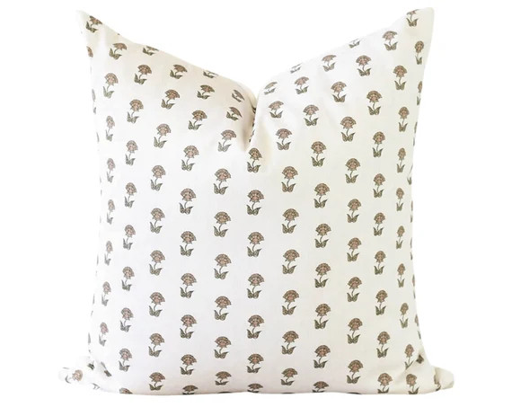 Modern Floral Pillow Cover, Pillow Cover 20x20, Designer Pillow Cover, Floral Pillow, Pillow Cove... | Etsy (US)