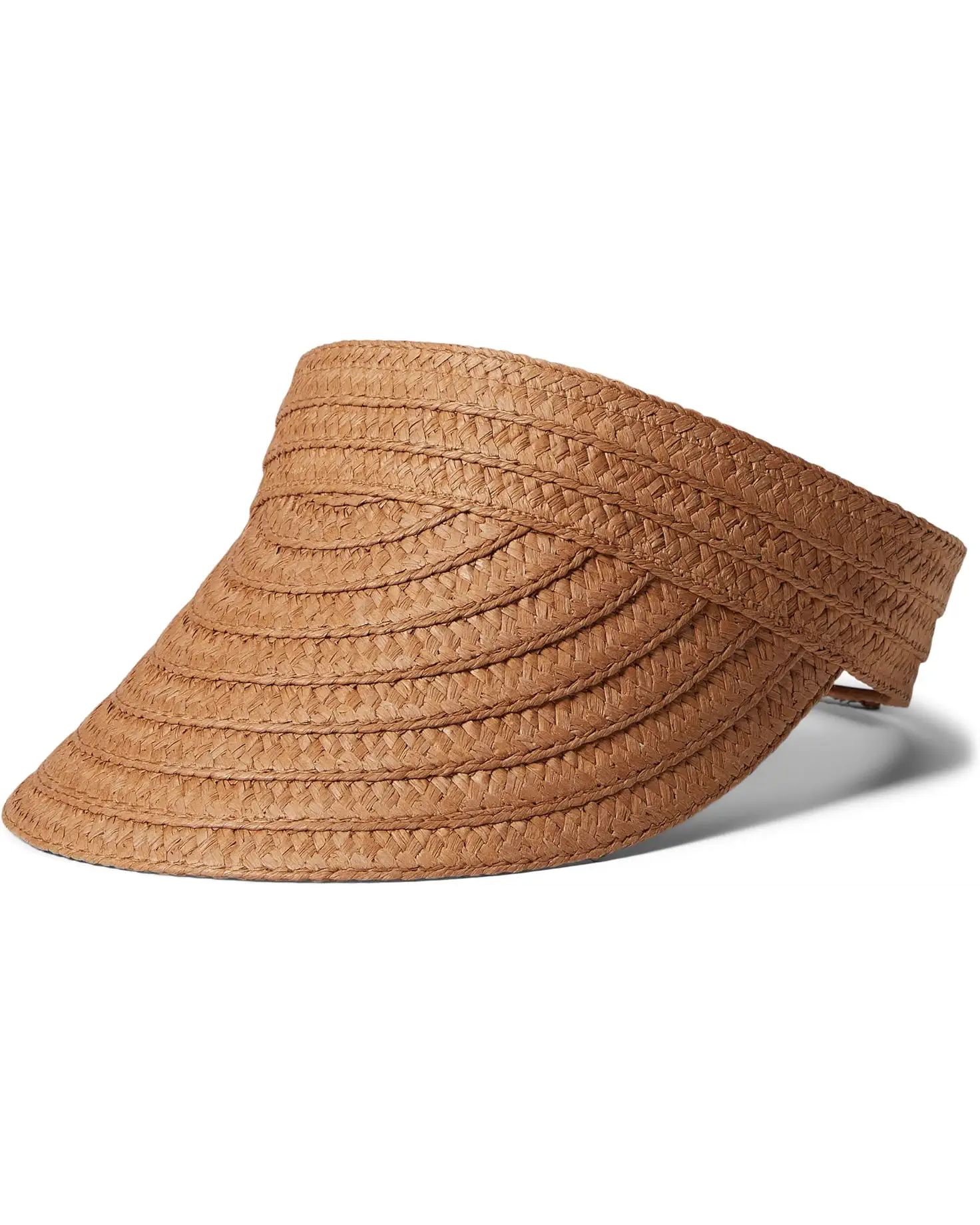 Madewell Packable Braided Straw Visor | Zappos