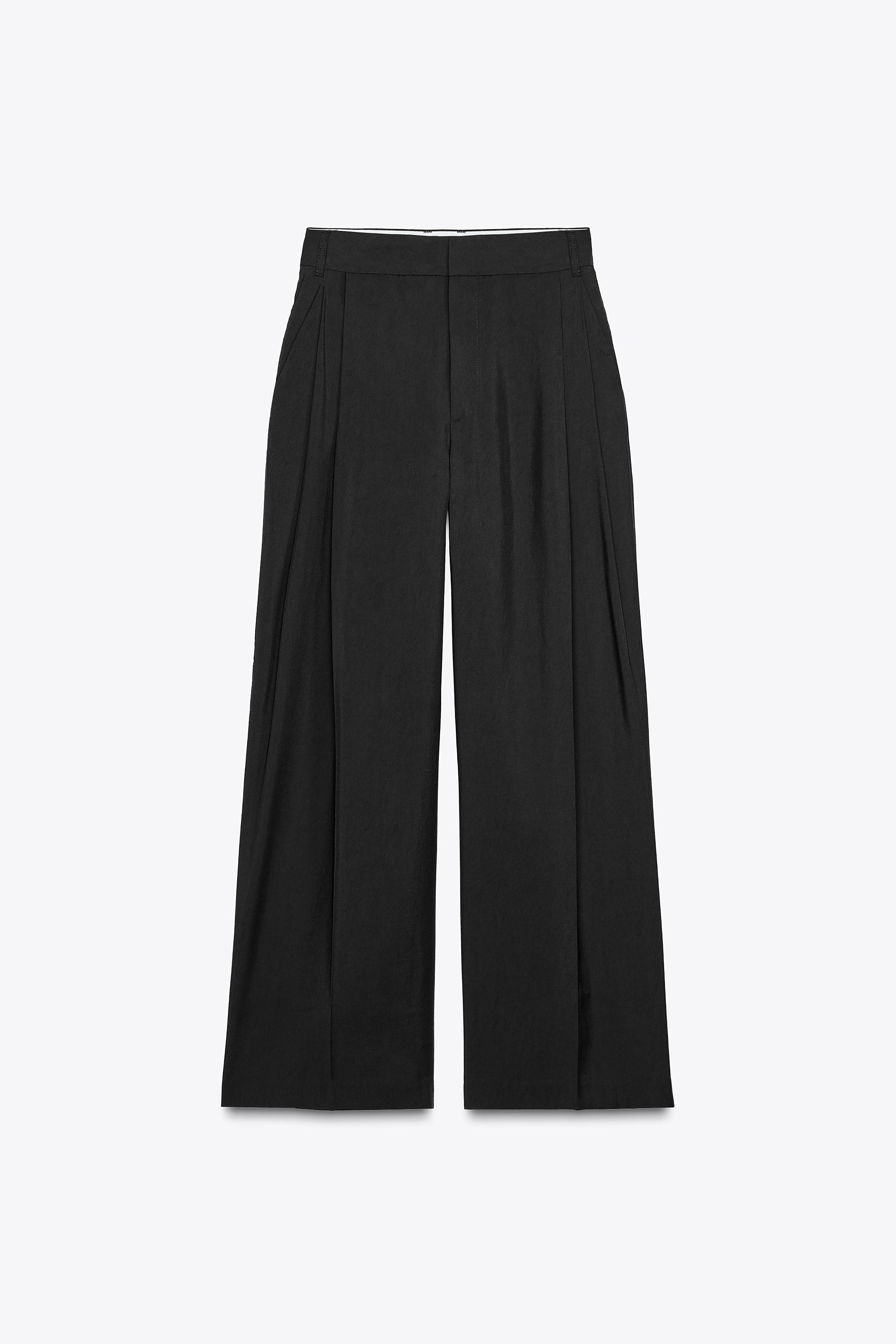 DOUBLE PLEAT TROUSERS WITH FLAPS | Zara UK