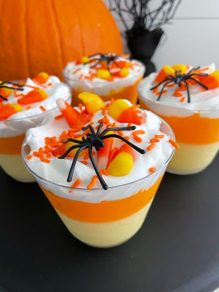Candy corn pudding cups! Shop everything here to make these fun treats!

#LTKSeasonal #LTKHoliday #LTKHalloween