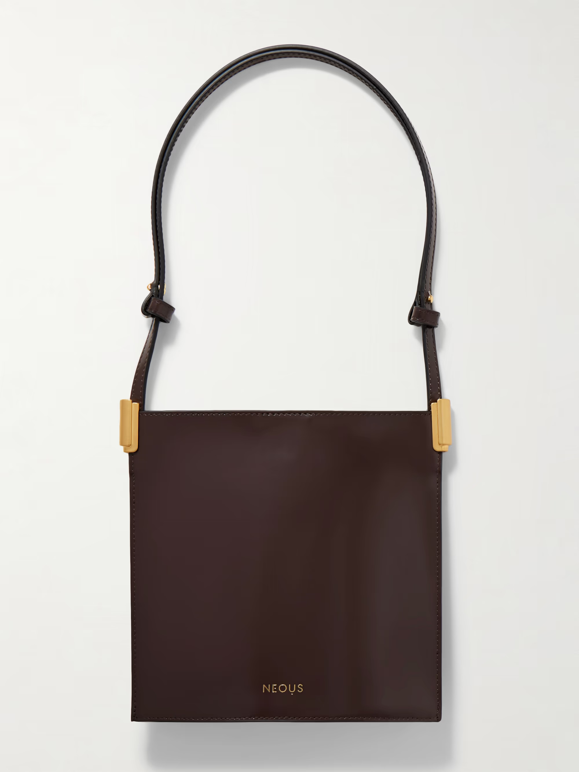 Dorado glossed-leather shoulder bag | NET-A-PORTER (US)