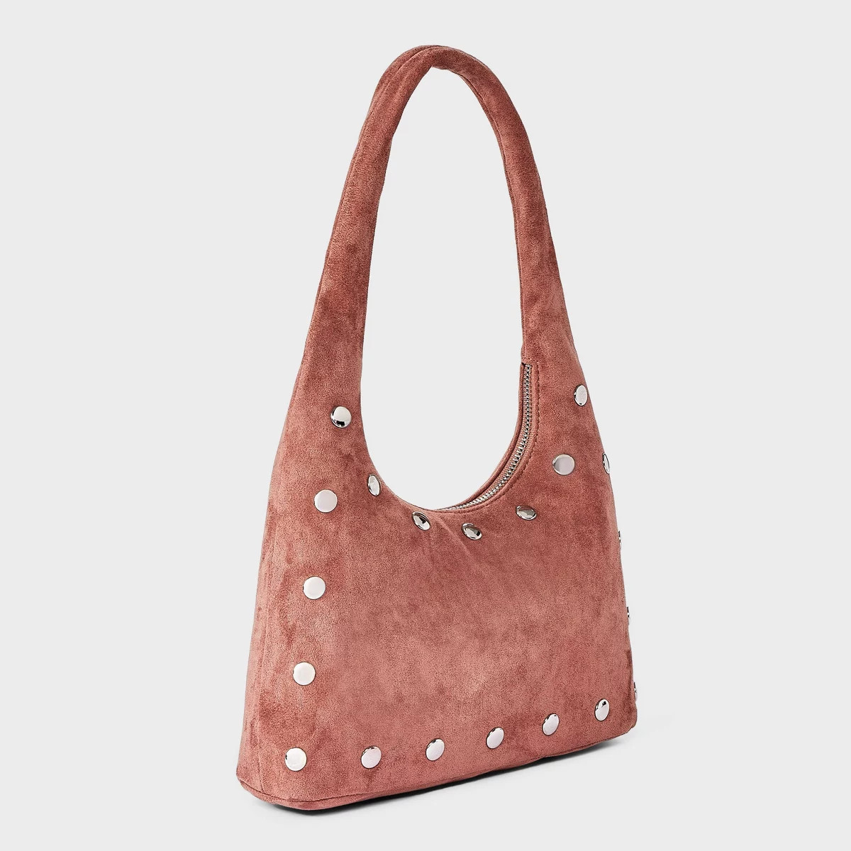 Girls' Suede Shoulder Bag with Studs - art class\u2122 Brown | Target