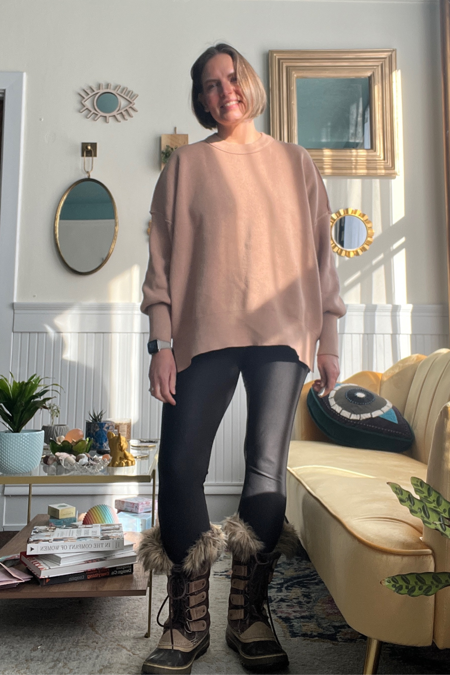 Snow day at the office 

#LTKover40 #LTKmidsize #LTKSeasonal