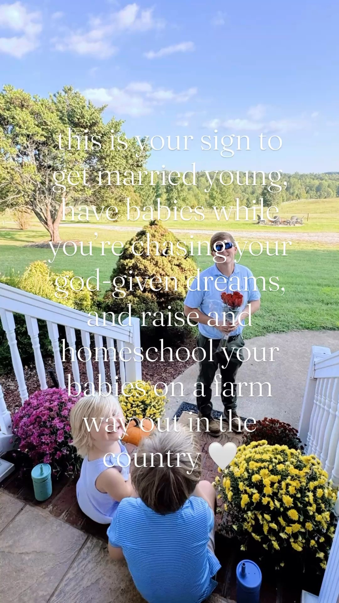 livin’ the dream these days 🌾🧺💭🤠👶🏼🐓🖍️🎨📖✏️🧹🌅🪿🥚📚 #lifeonthefarm #raisingbabies #livinthedream #babiesandland #homeschoolmama 

Loved soaking in 🌅 the most beautiful cool fall 🍂mornin’ 🌞 (sound on for all the dreamy sounds 🦗🪿) here on the farm 🌾 before we headed out for our weekly local bible study 📖 group yesterday (& preschool/nursery classes 💒 for the boys)!! 🩵 Every single morning waking up to these views 🌳 feels like a dream 💭 come true… because it is!! 🥲 Thank you, thank you, Lord! 🌼 These cuties had the best time at our weekly CBS group this morning in their sweet classes 🎒 with friends 🫶🏽 and I loved 🥰 seeing what Judson got to bring home from class, too!! 🎨 

Then out back collecting eggs 🥚 from our girlies (as always)!!! 🐓🧺 And as the boys were enjoying a little late afternoon snack on the porch 🌾 waiting for daddy to get home last night 🏡… this man showed up around the corner with roses 🌹 for mama!! 🤭 My oh my how I love and adore 🥰 this handsome 🔥 precious man of mine!!! 😍 Blessed with the very BEST!!! 👏🏽 

Early mornin’ learning ✍️ with my little smartie 📚 before brother wakes up is always so sweet!! 🥰 I always love the little games they make up 🤭 whenever I’m cleaning 🧹🧼 - and PSA… this @tinecoglobal vac-mop is truly the best purchase of my life!! Highly recommend!! 👏🏽 Linked over on my LTKit shop (along with other cleaning favorites)!! 🧺🧹

These truly are the sweetest days of my life!! 🫶🏽 I sure do love being “mommy teacher” 👩‍🏫 to my babies!! 👶🏼 And nothin’ better than letting these wild cowboys 🤠 play with sticks 🪵🪾 and run wild and free 🌾 out in our back pasture 🌳 - just like little boys should!! 👏🏽