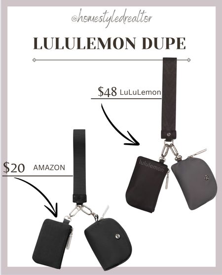 LuLuLemon, Amazon
Belt bag, wristlet pouch, designer dupes

#LTKitbag #LTKbeauty #LTKfitness