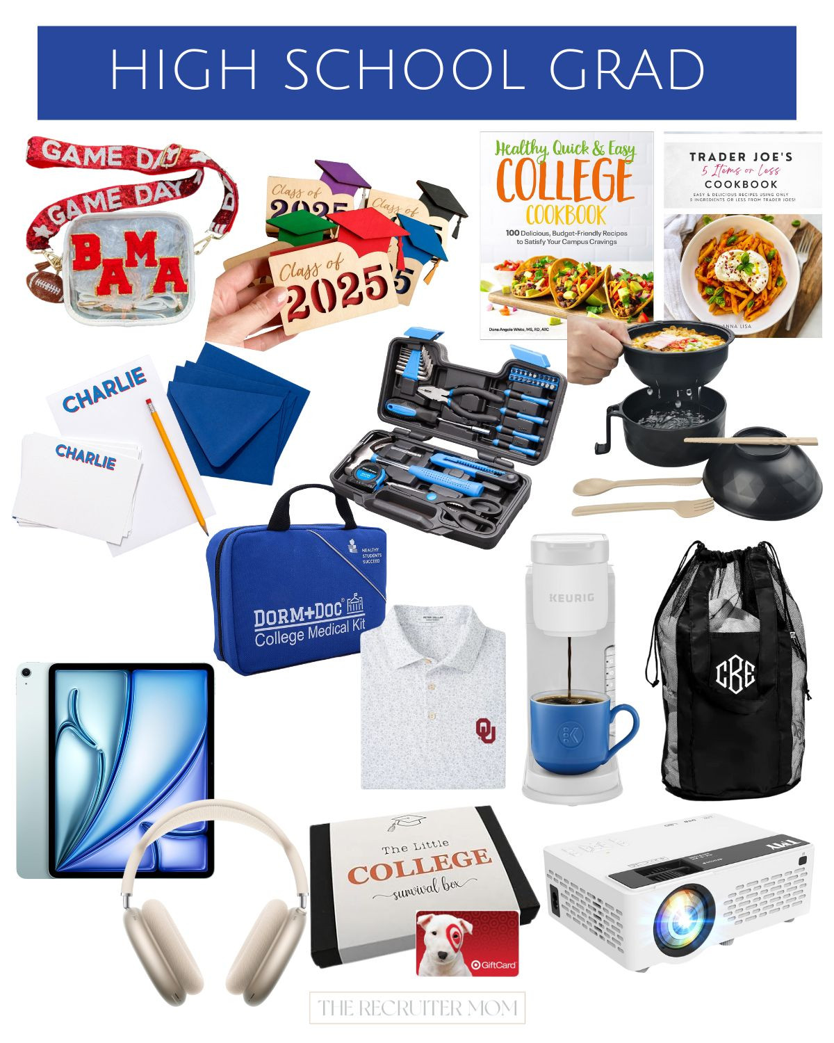 Gift guide for high school grads heading off to college—personalized items, dorm must-haves, and thoughtful tech picks. 

 

#LTKGiftGuide #LTKSeasonal #LTKFamily