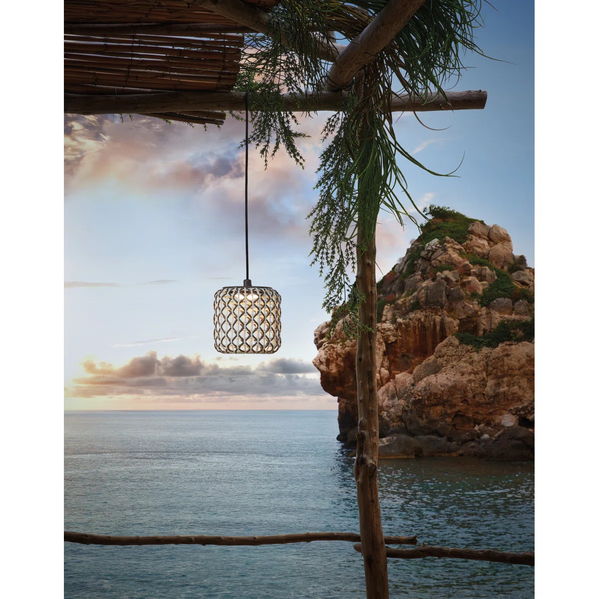 Nans 1 - Light Black LED Drum Pendant | Wayfair North America
