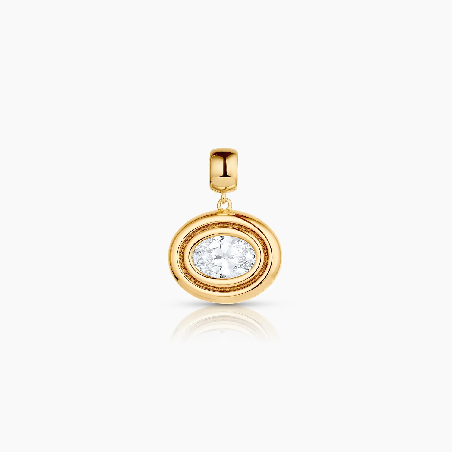 Starlet Oval Cubic Zirconia Bail | Thatch