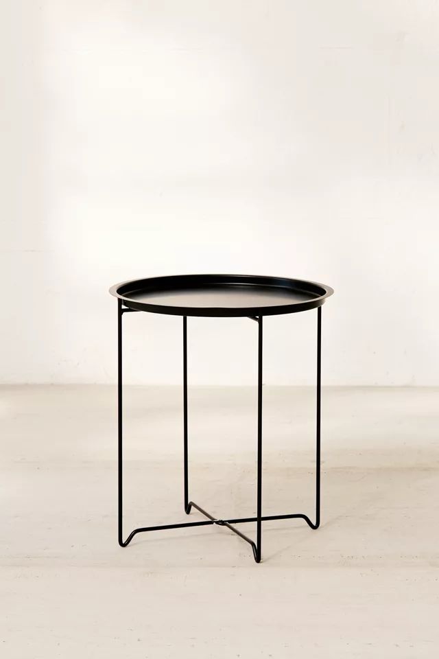 Metal Folding Side Table | Urban Outfitters (US and RoW)