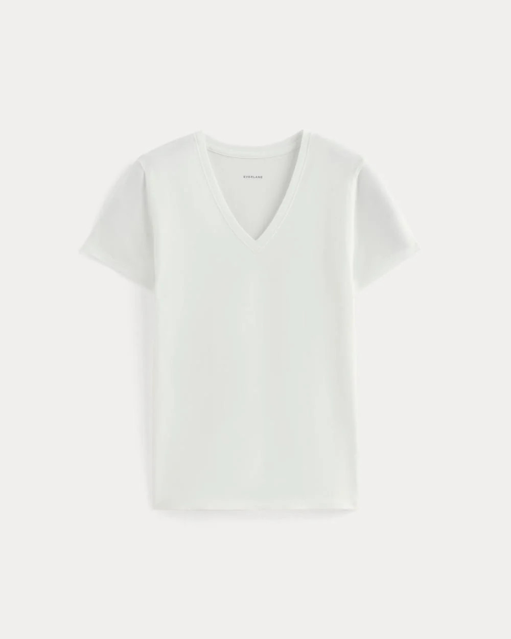 The Slim V-Neck Tee in Essential Cotton | White | Everlane