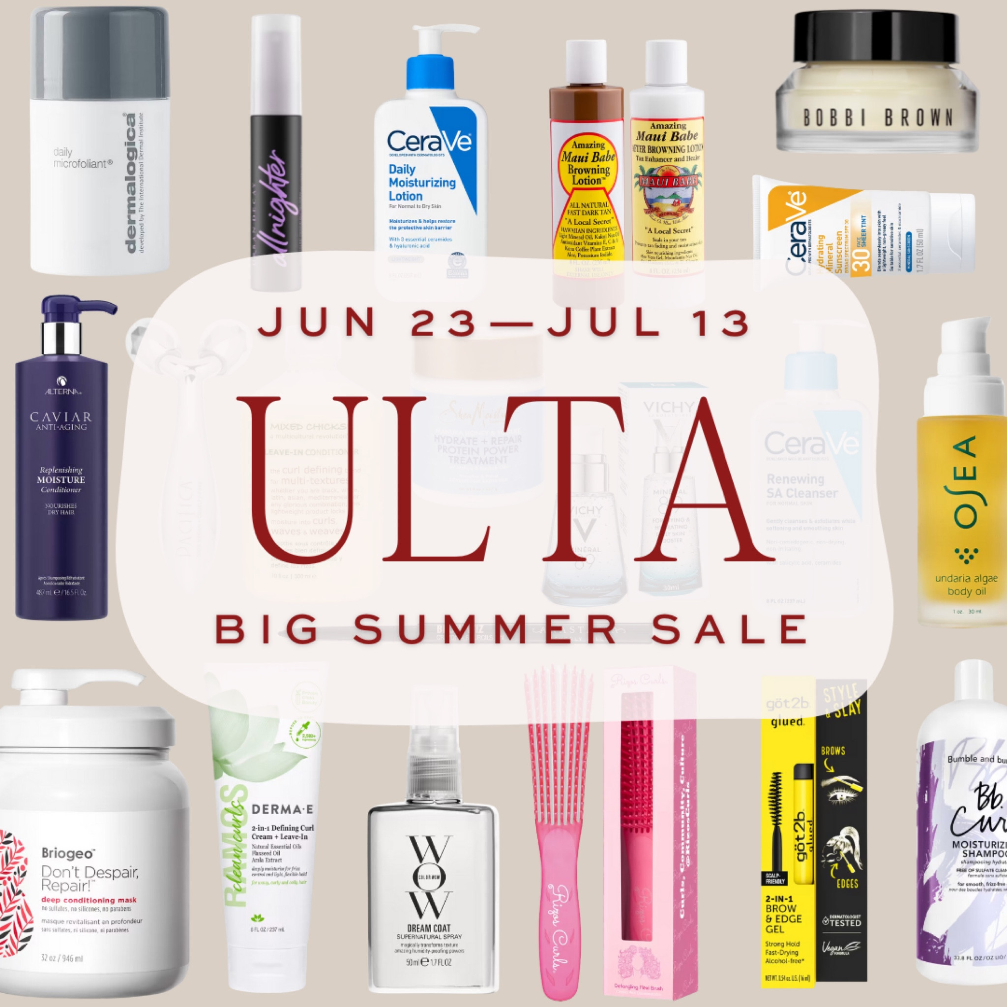 I have tried so many of the products now on sale during the Ulta Big Summer sale event—these products are my top picks of all time! From curly haircare to travel size makeup and beauty to tinted moisturizers, these are my favorite picks from the sale. 

Don’t miss out- grab them while you can! Follow me for more beauty steals❤️

#LTKBeauty #LTKSaleAlert #LTKSummerSales