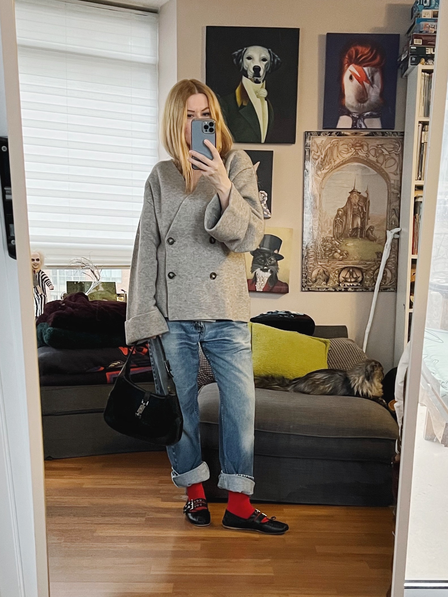 New sweater, blazer, cardigan thing.

Jeans and bag vintage, shoes secondhand. 

.  #winterlook  #torontostylist #StyleOver40  #frye #secondhandFind #fashionstylist #slowfashion #FashionOver40  #vintagegucci #vintagelevis #MumStyle #genX #genXStyle #shopSecondhand #genXInfluencer #genXblogger #secondhandDesigner #Over40Style #40PlusStyle #Stylish40

#LTKitbag #LTKstyletip #LTKover40